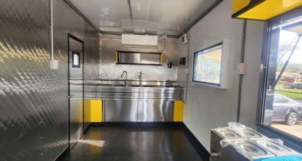 Beautiful 8x18ft Black food trailer with  equipment - Image 12