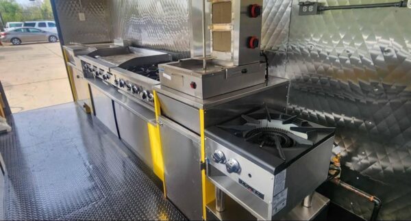 Beautiful 8x18ft Black food trailer with  equipment - Image 13